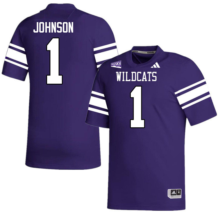 Weber State Wildcats #1 Taron Johnson College Football Jerseys,Uniforms Stitched-Purple